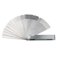 FEELER GAUGE - DUAL STRAIGHT 22 BLADE METRIC/IMPERIAL 0.102-0.686MM (0.004”– 0.686MM 0.027”)
